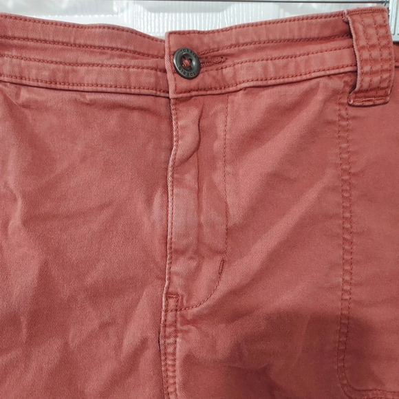Torrid Marsala Red/Brown 3.5 Inch Military Stretch Twill Mid-Rise Short Size 24 - Picture 5 of 15